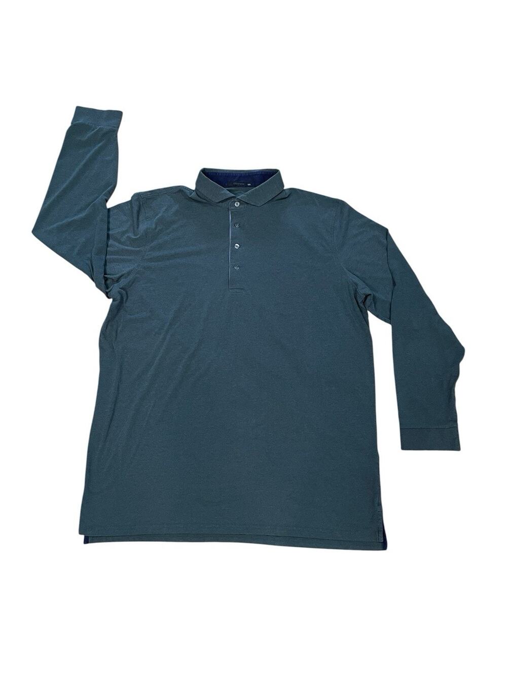 Greyson Green Long Sleeve Polo Shirt Men's Size 2XL Pima Cotton Mix